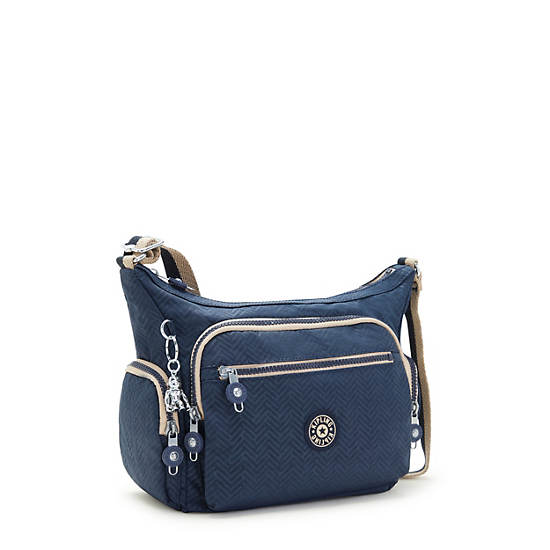 Bolsos Cruzados Kipling Gabbie Small Printed Azules | MX 1148ZU